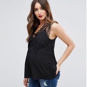 ASOS Black Maternity Top